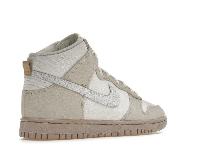 Nike Dunk High Retro PRM Cracked Leather Swoosh