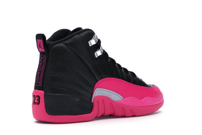 Jordan 12 Retro Black Deadly Pink (GS)