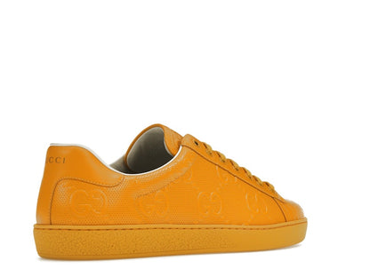 Gucci Ace GG Embossed Yellow