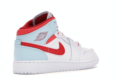 Jordan 1 Mid White Topaz Mist (GS)