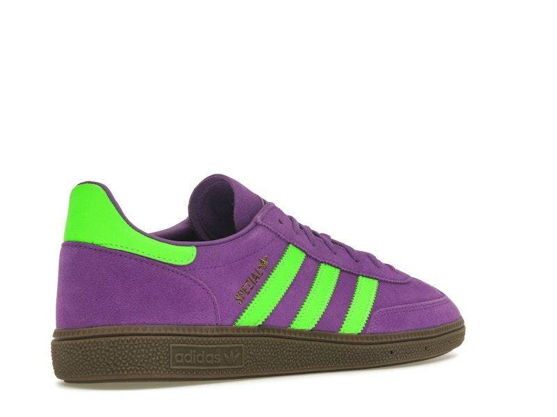 adidas Handball Spezial Elastic Active Purple Solar Green (Women's)