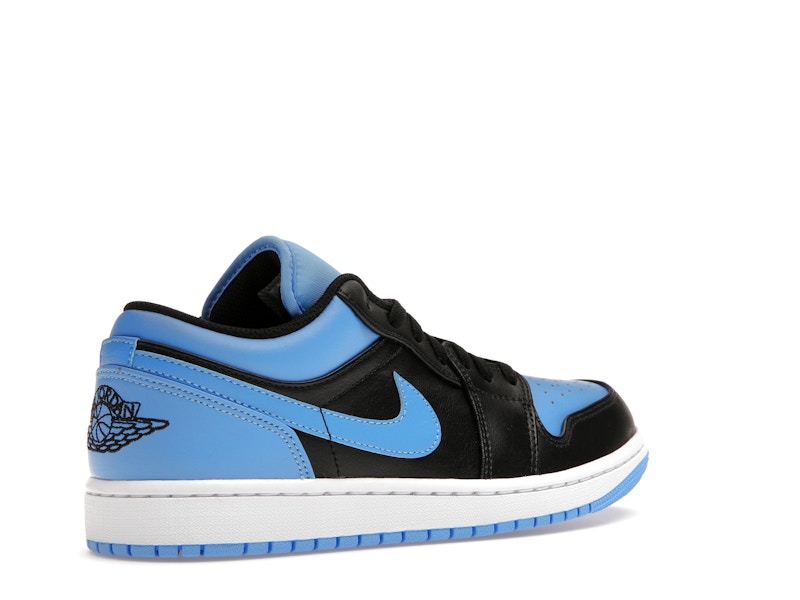 Jordan 1 Low Black University Blue