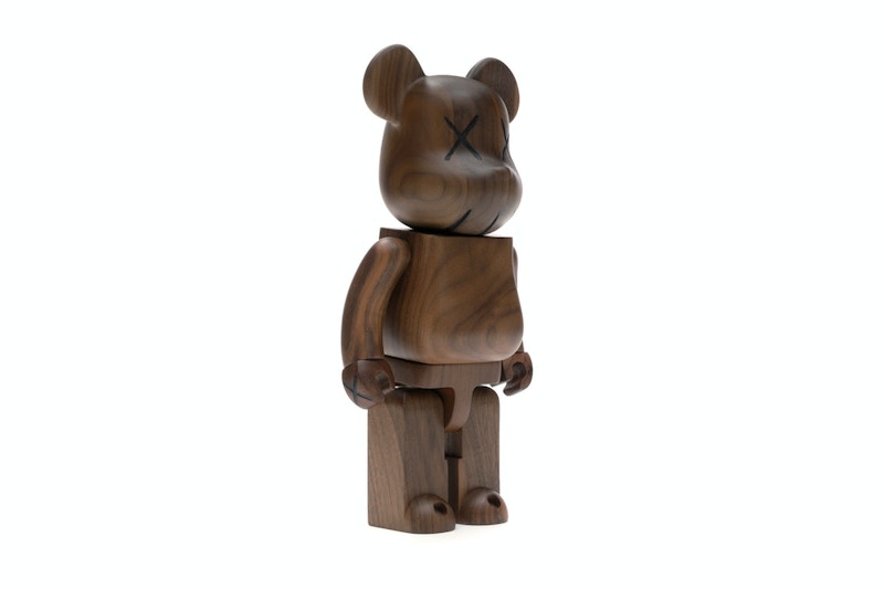 Bearbrick WORLD WIDE TOUR KAWS (Karimoku Wood) 400% Wood
