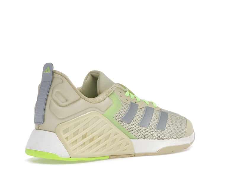 adidas Dropset 3 Strength Powder Yellow Matte Silver Lucid Lemon (Women's)