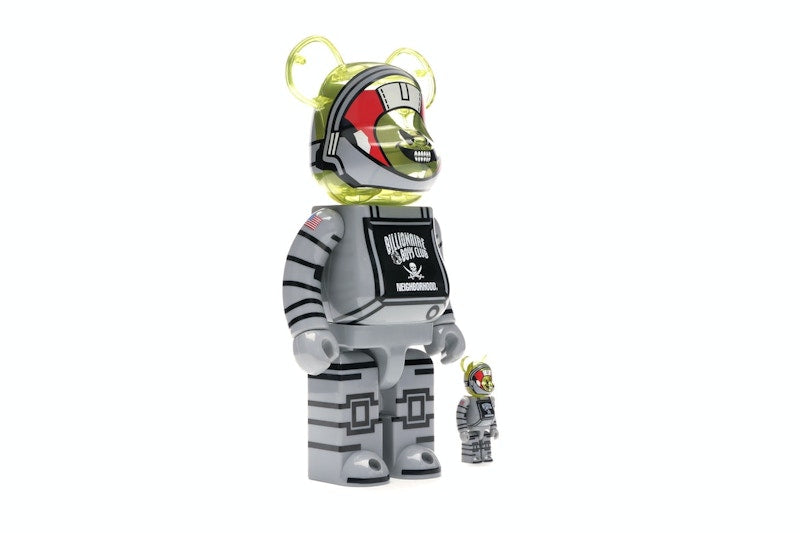 Bearbrick x Billionaire Boys Club x Neighborhood 100% & 400% Set White/Black