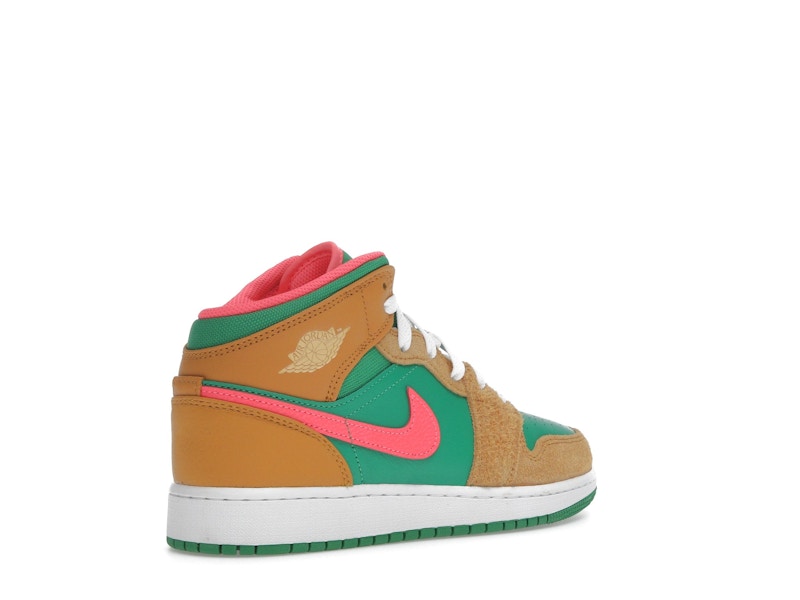 Jordan 1 Mid SE Chutney Lucky Green (GS)