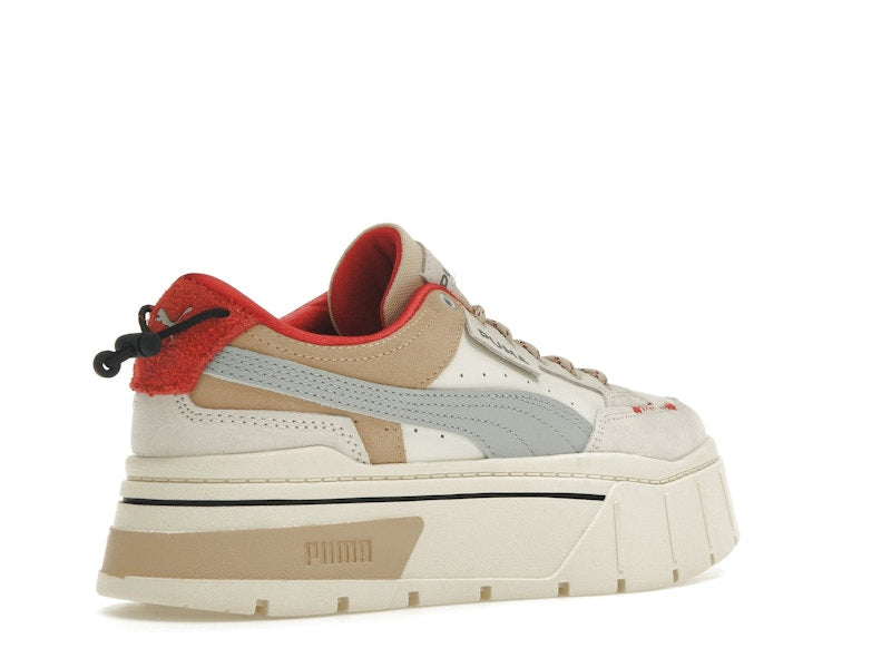 Puma Mayze Stack Retro Grade Vaporous Grey Red