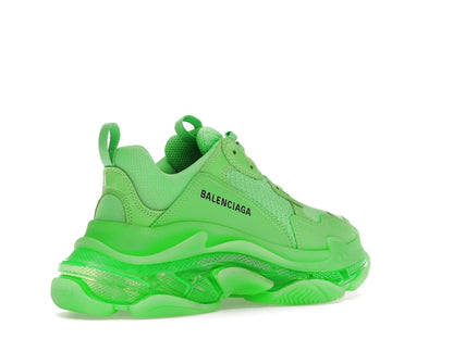 Balenciaga Triple S Soft Neon Green Clear Sole (Women's)