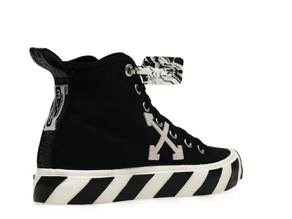 OFF-WHITE Vulcanized Mid Top Black White