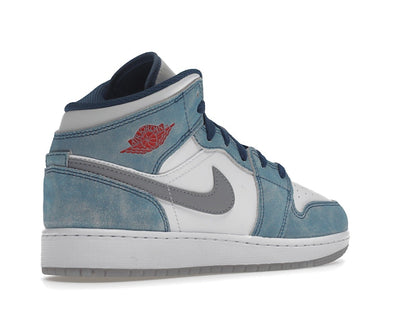 Jordan 1 Mid SE French Blue Light Steel (GS)