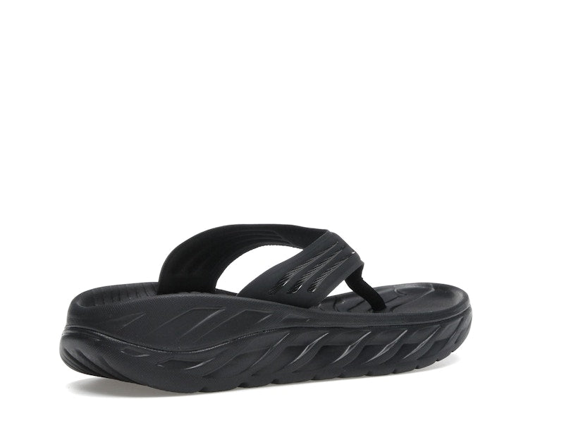 Hoka One One Ora Recovery Flip Black Dark Gull Grey