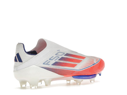 adidas F50+ Elite Laceless FG Cloud White Solar Red