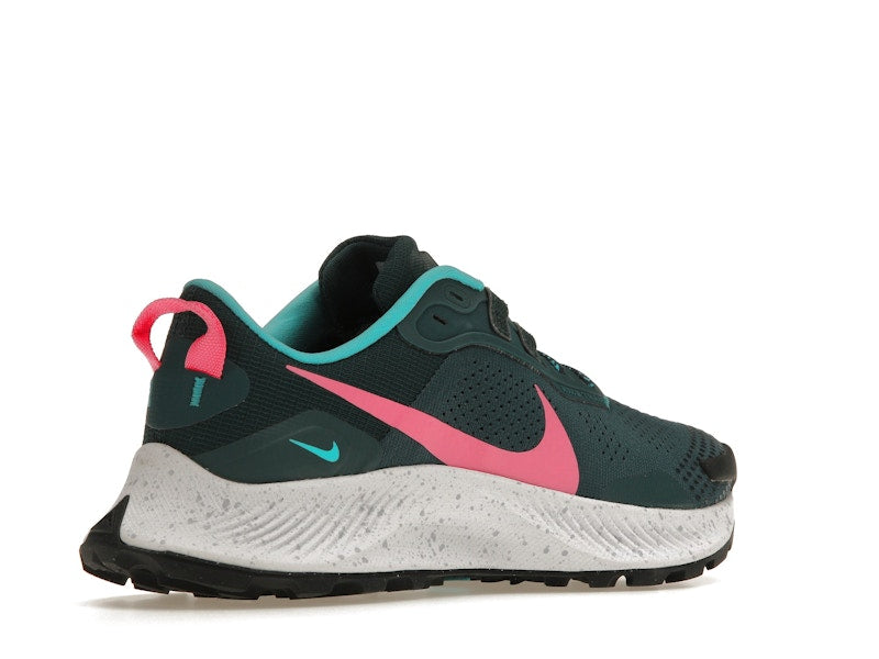 Nike Pegasus Trail 3 Dark Teal Green Pink Glow (Women's)