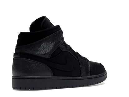 Jordan 1 Mid Black Dark Smoke Grey