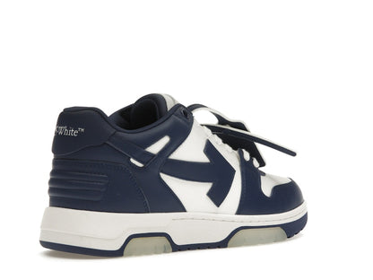 OFF-WHITE Out Of Office OOO Low Tops White Royal Blue