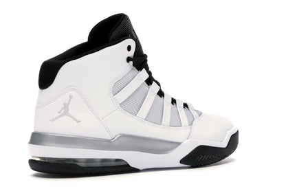 Jordan Max Aura White Metallic Silver Black