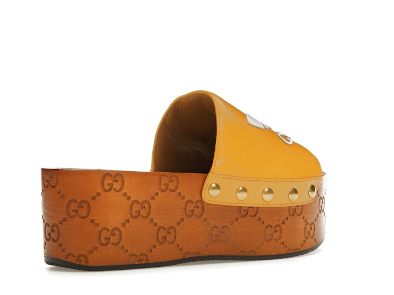 Gucci x Adidas GG Clog Yellow (Women's)