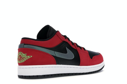 Jordan 1 Low Black Green Pulse Gym Red