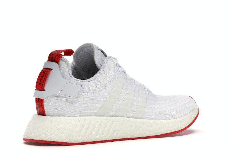 adidas NMD R2 White Core Red Two Toned