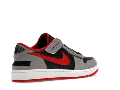 Jordan 1 Low Flyease Fire Red Cement Grey