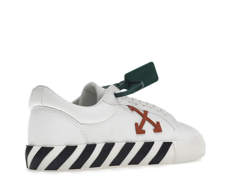 OFF-WHITE Vulc Low Canvas White Red Arrow Black