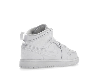 Jordan 1 Mid Triple White (2021) (PS)