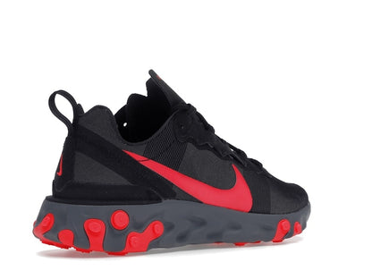 Nike React Element 55 Black Solar Red (Women's)