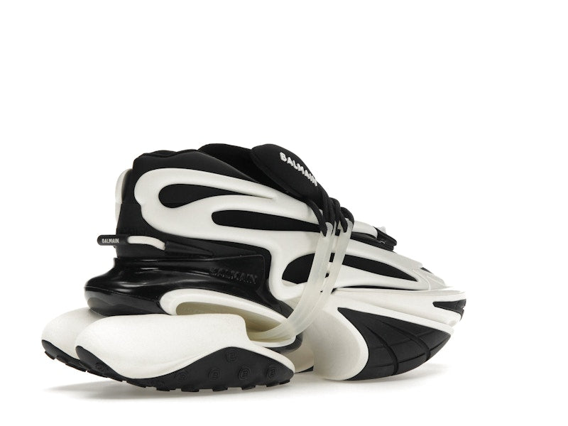 Balmain Unicorn Low-Top Black White