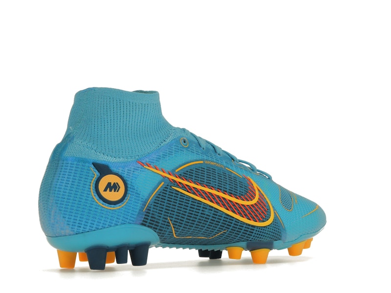 Nike Mercurial Superfly 8 Elite AG Chlorine Blue Laser Orange
