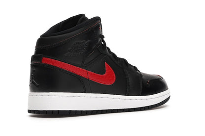 Jordan 1 Retro Mid Black Gym Red (GS)