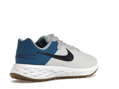 Nike Revolution 6 FlyEase Next Nature Pure Platinum Dark Marina Blue