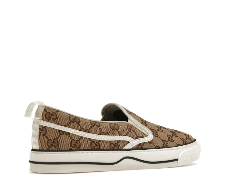 Gucci Tennis 1977 Slip On Beige Ebony