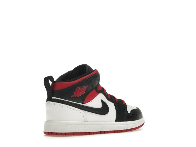 Jordan 1 Mid Gym Red Black Toe (PS)