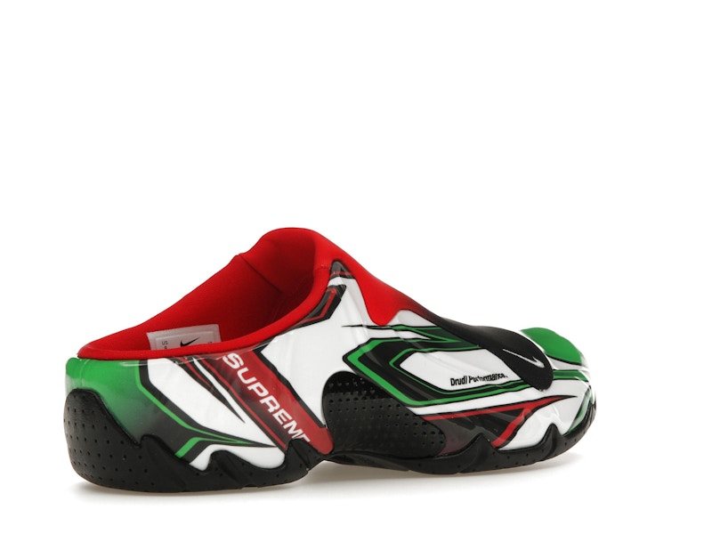 Nike Clogposite Supreme White Gym Red Green