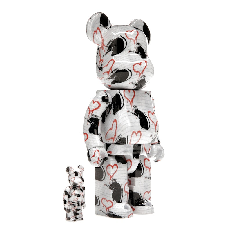 Bearbrick Love Rat 100% & 400% Set