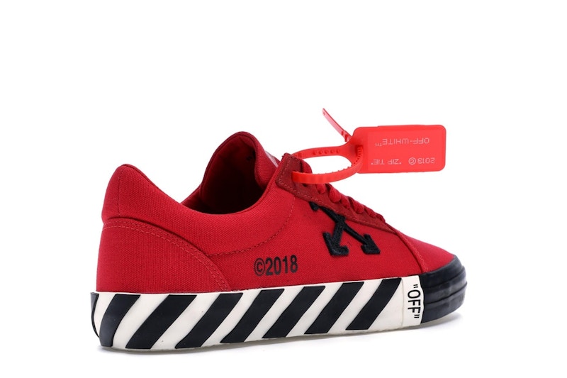 OFF-WHITE Vulc Low Red