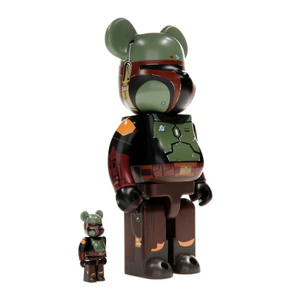 Bearbrick x Star Wars Boba Fett (Recovered Armor) 100% & 400% Set
