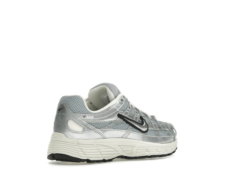 Nike P-6000 Metallic Silver Black (GS)