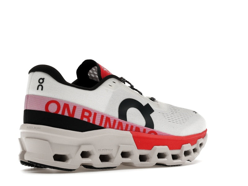 On Running Cloudmonster 2 Ivory Silver Red