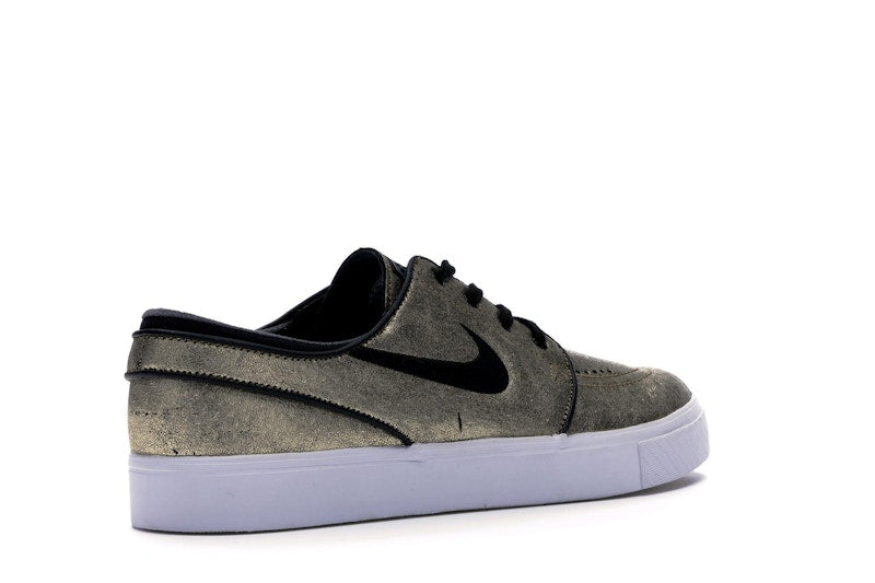 Nike SB Stefan Janoski Zoom Leather Metallic Gold
