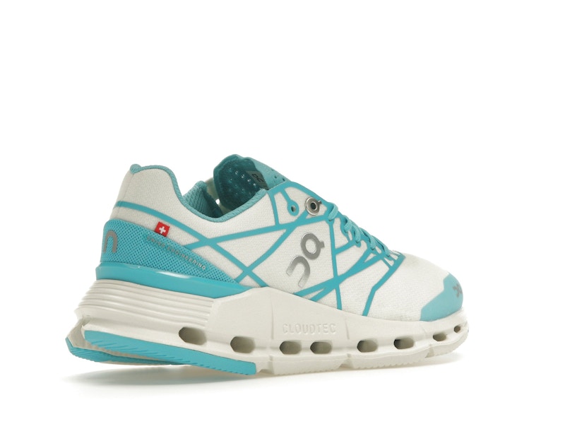 On Running Cloudnova Z5 White Cyan (Women's)