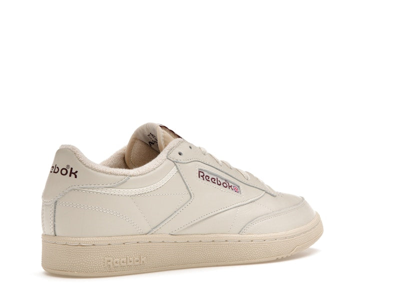 Reebok Club C 85 Chalk Alabaster Maroon
