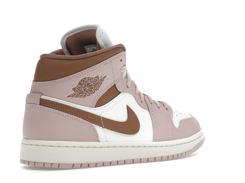 Jordan 1 Mid Pink Oxford Brown (Women's)