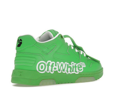 OFF-WHITE Out Of Office OOO Low Tops Green White