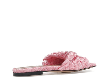 Bottega Veneta Raffia Stretch Flat Sandals Blossom (Women's)