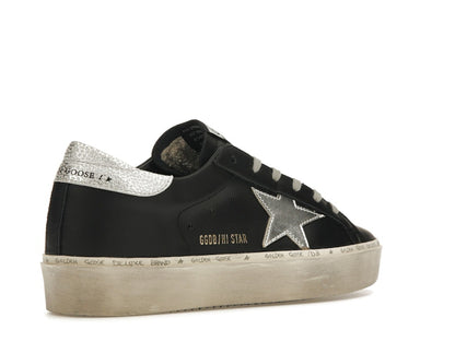 Golden Goose Hi-Star Black Silver (Women's)