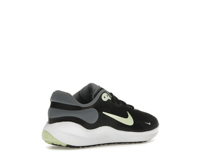 Nike Revolution 7 Black Smoke Grey White Barely Volt (GS)