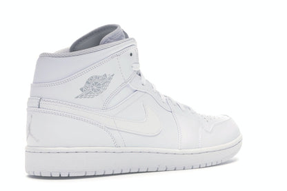 Jordan 1 Mid White/Pure Platinum