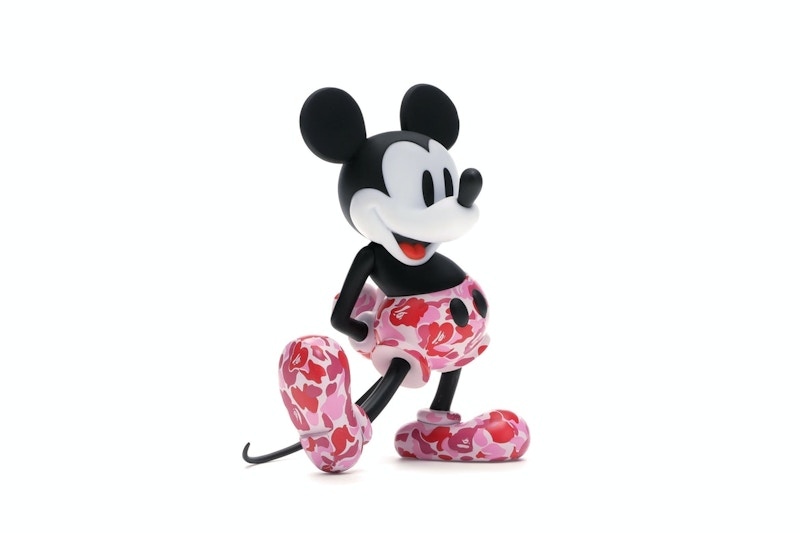 BAPE x Mickey Mouse 90th Anniverary Figure Red Camo