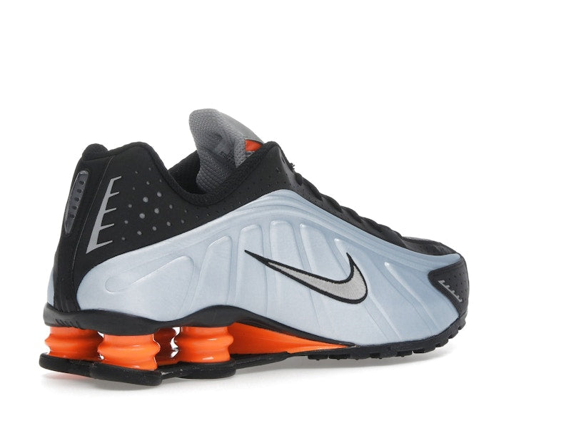 Nike Shox R4 Blue Tint Total Orange Black Metallic Silver (Women's)